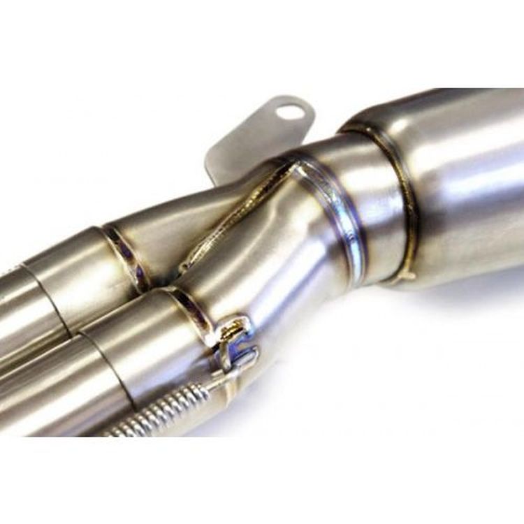Unit Garage Exhaust High Pipe Titanium with Visible Welds 1:2:1for BMW R Nine T Scrambler